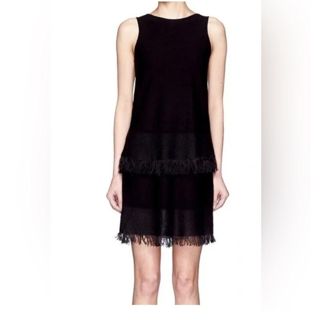 Theory Jurinzi Sleeveless Fringe Dress